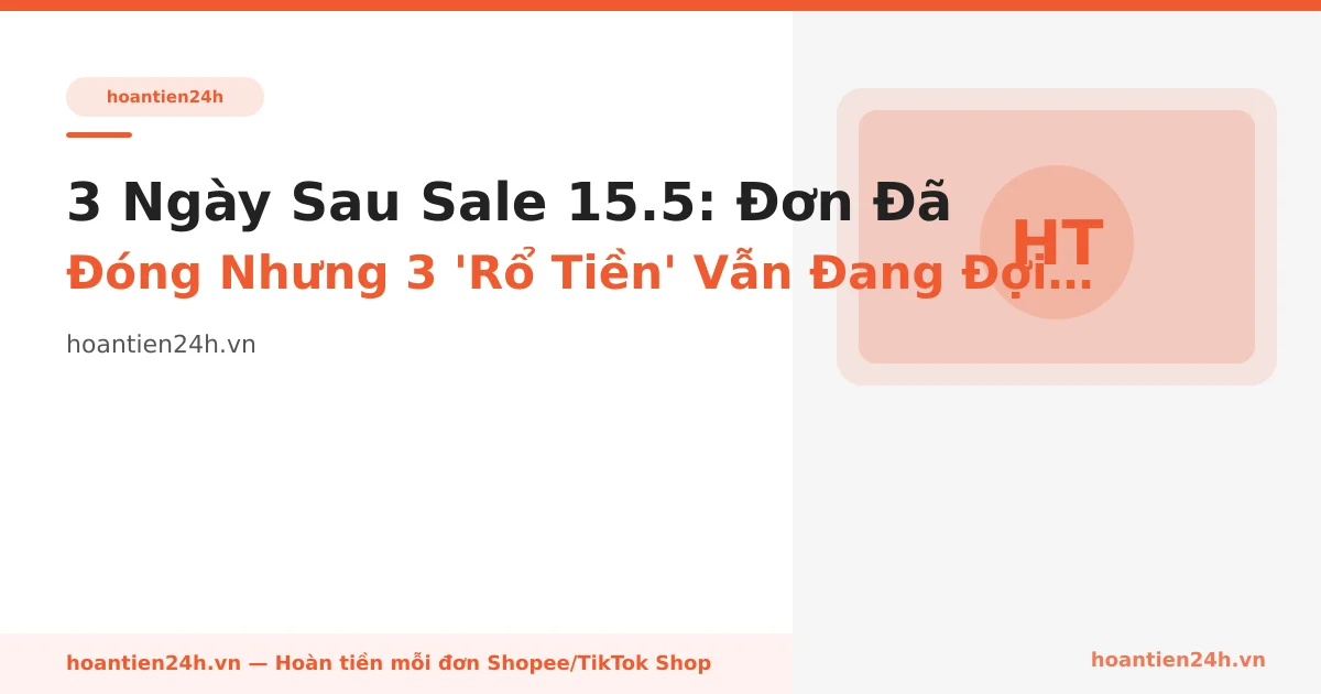3 Ngày Sau Sale 15.5: Đơn Đã Đóng Nhưng 3 'Rổ Tiền' Vẫn Đang Đợi Bạn Vớt (Deadline Tối Nay)